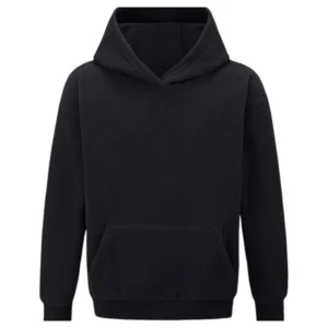 Lenoxi Classic Black Fleece Hoodie Timeless Comfort and Style